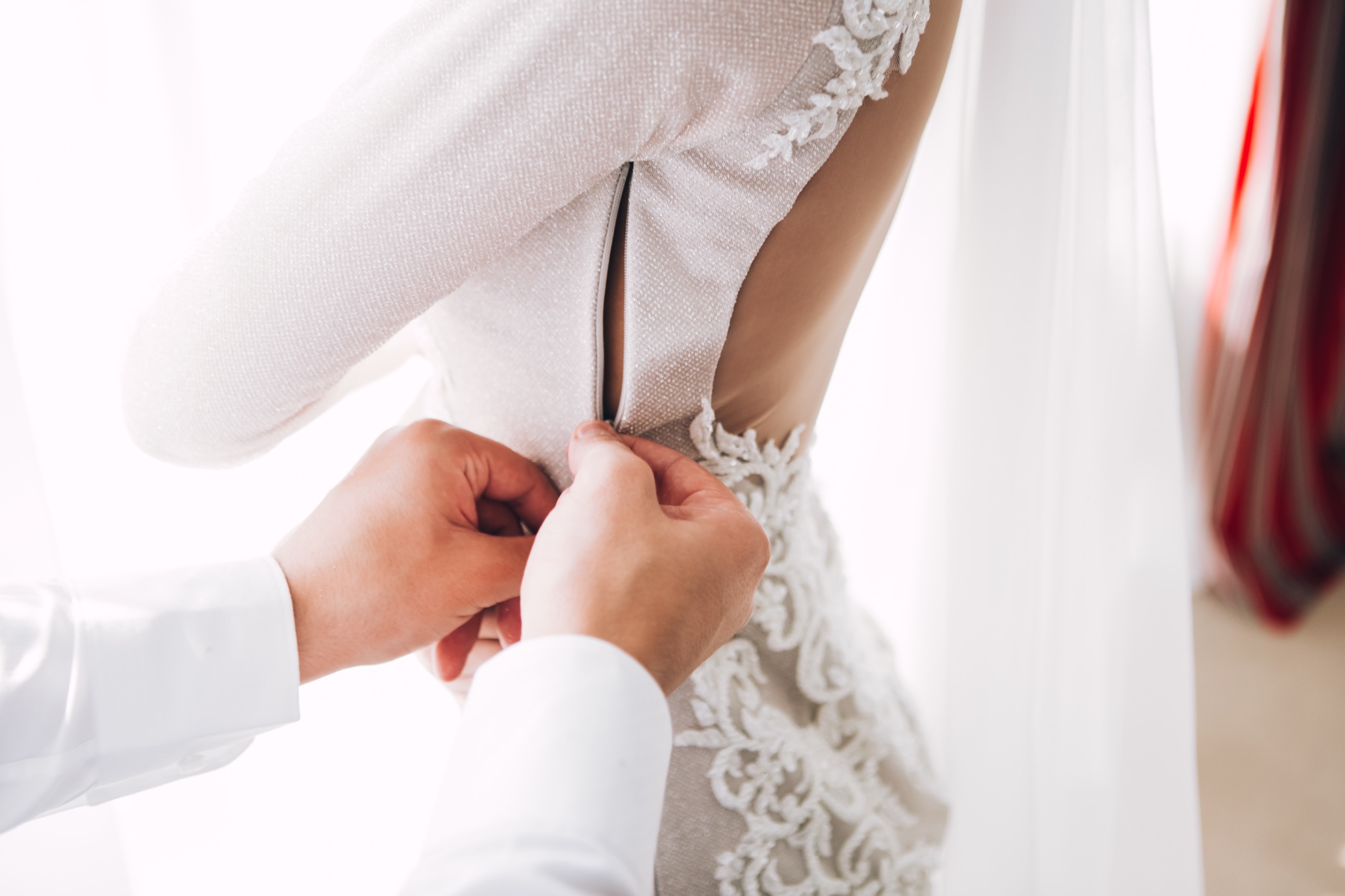 Luxury bridal fitting — Pear Tree Clothing Alterations